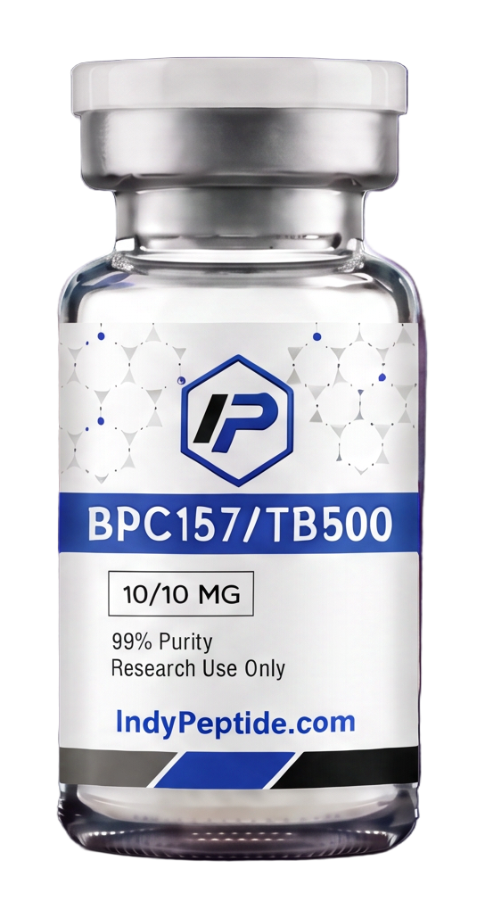 IndyPeptide BPC157/TB500 research peptide vial